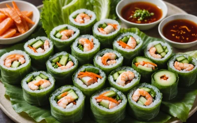 L’alliance saine : rouleaux de printemps et leur sauce cacahuètes secrète
