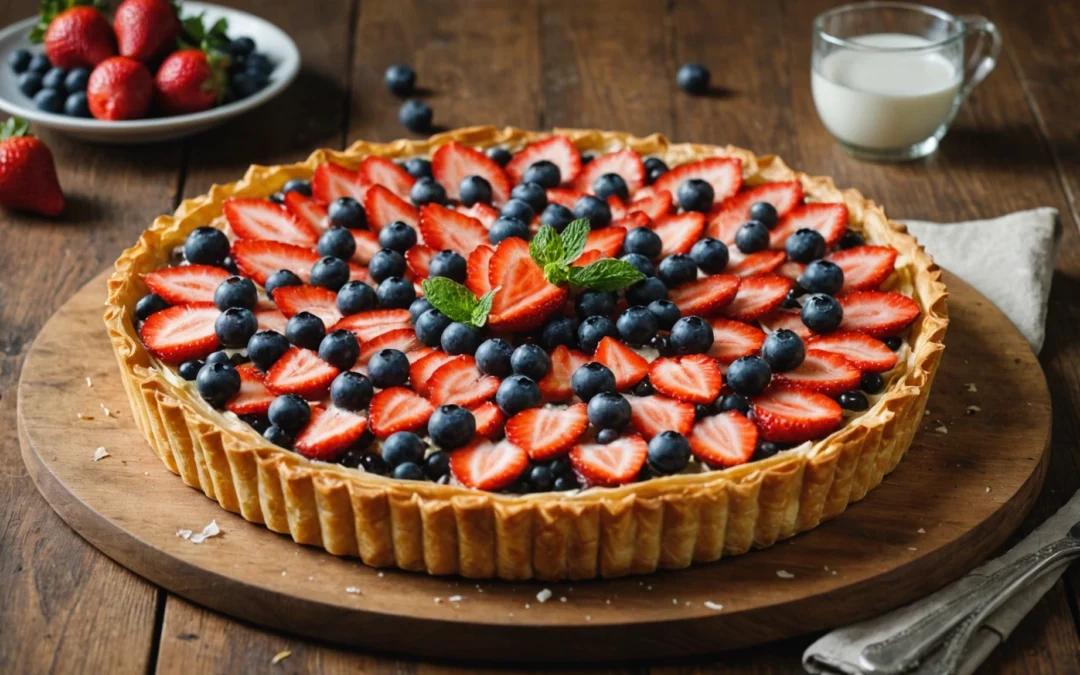 tarte croustillante feuille de brick